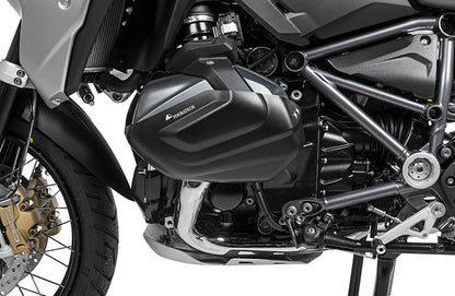 Zylinderschutz / Ventildeckelschutz Aluminium schwarz (Satz) für BMW R1250GS / R1250R / R1250RS / R1250RT