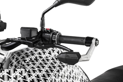 Handprotektoren DEFENSA Leverguard, silber,  für BMW R1250GS/ R1250GS Adventure/  R1200GS ab 2013/ R1200GS Adventure ab 2014