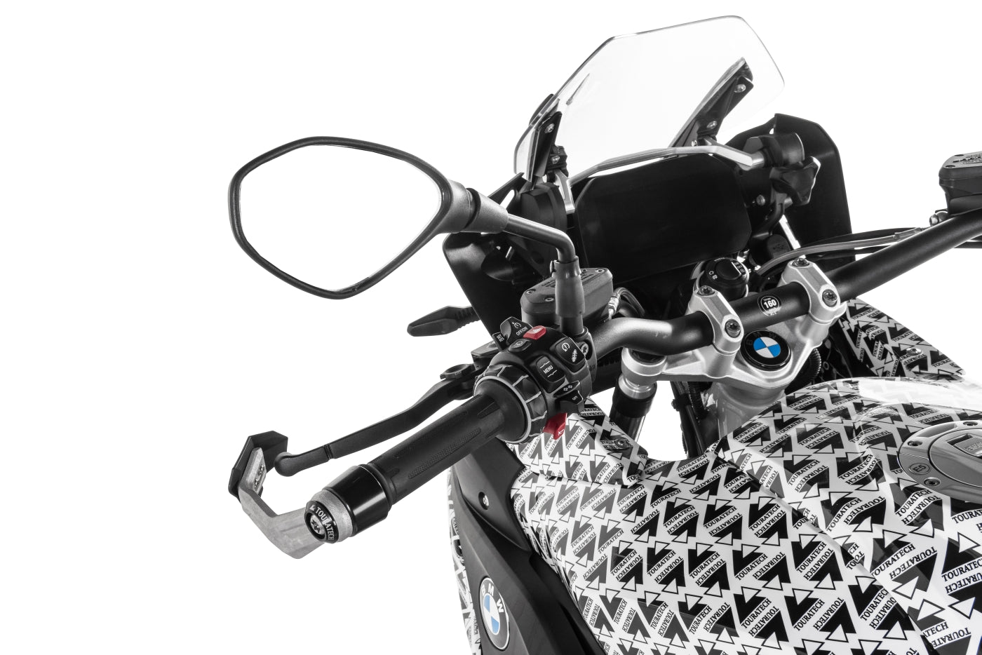 Handprotektoren DEFENSA Leverguard, silber,  für BMW R1250GS/ R1250GS Adventure/  R1200GS ab 2013/ R1200GS Adventure ab 2014