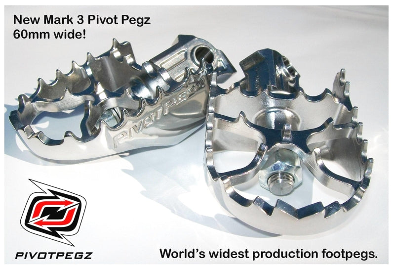 Pivot Pegz - Gelenkfußrasten *Mark3* für KTM 1090 Adv, 1190 Adv, 1290 Super Adv, 690 Enduro/R/SMC, LC8('05-), LC4/ADV, EXC (-2016)/SX(-F), Husaberg