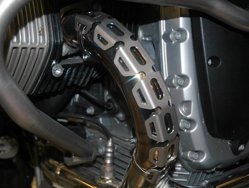 Krümmerschutz  flexibel Universal, 42-47mm z.B. für BMW R1200GS/Adventure,BMW R nineT/ RnineT Scrambler/ RnineT Urban G/S, HP2
