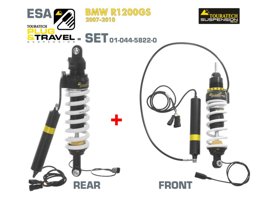 Touratech Suspension Plug & Travel-ESA SET für BMW R1200GS Model 2007-2010