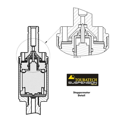 Touratech Suspension Plug & Travel-ESA SET für BMW R1200GS Model 2007-2010