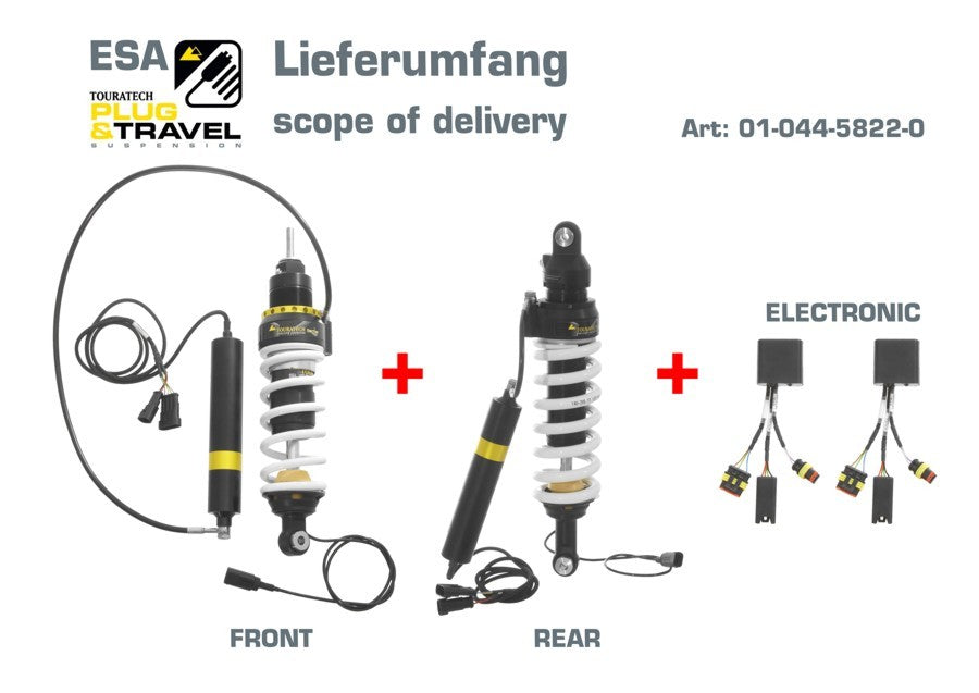 Touratech Suspension Plug & Travel-ESA SET für BMW R1200GS Model 2007-2010