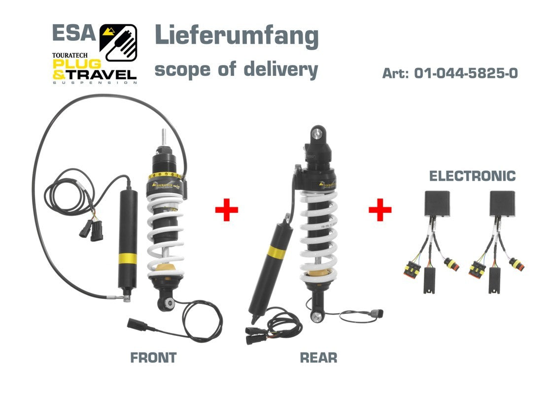 Touratech Suspension Plug & Travel-ESA SET für BMW R1200GS Model 2010-2012