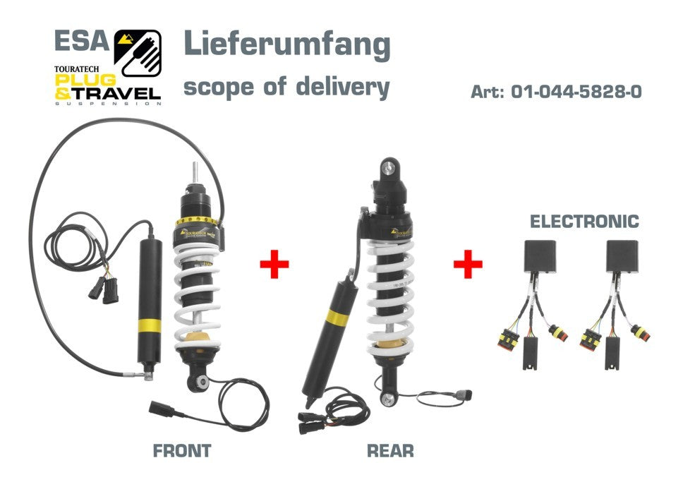 Touratech Suspension Plug & Travel-ESA SET für BMW R1200GS Adventure Model 2007-2010