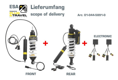 Touratech Suspension Plug & Travel-ESA Expedition SET für BMW R1200GS Model 2010-2012