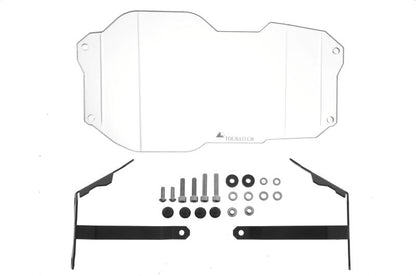 Scheinwerferschutz Makrolon Typ 2 mit Schnellverschluss BMW R1250GS/ R1250GS Adventure/ R1200GS ab 2013/ R1200GS Adventure ab 2014 mit LED Hauptscheinwerfer *OFFROAD USE ONLY*