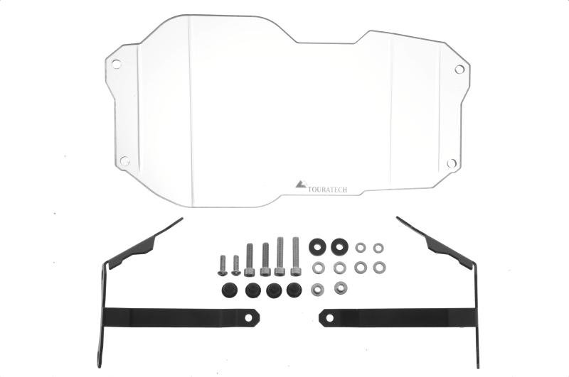Scheinwerferschutz Makrolon Typ 2 mit Schnellverschluss BMW R1250GS/ R1250GS Adventure/ R1200GS ab 2013/ R1200GS Adventure ab 2014 mit LED Hauptscheinwerfer *OFFROAD USE ONLY*