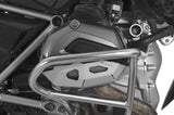 Zylinderschutz / Ventildeckelschutz zur Kombi mit original BMW MotorschutzbügelBMW R1200GS (LC) 2013-2016 / BMW R1200GS Adventure (LC), silber