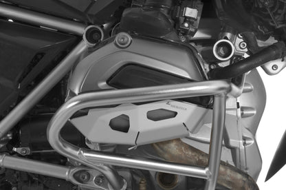 Zylinderschutz / Ventildeckelschutz zur Kombi mit original BMW MotorschutzbügelBMW R1200GS (LC) 2013-2016 / BMW R1200GS Adventure (LC), silber