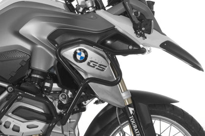 Sturzbügelerweiterung Edelstahl schwarz, für BMW R1200GS (2013-2016)