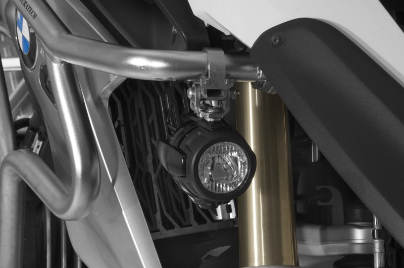 Adaptersatz für original BMW LED Zusatzscheinwerfer auf Sturzbügelerweiterung (045-5161, 045-5163, 045-5168) für BMW R1200GS (LC) und (037-5161, 037-5163) für BMW R1250GS