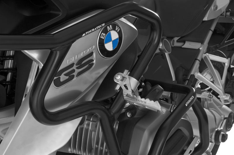Highway Pegs für Rohre mit einem Durchmesser von 25 mm z.B. für BMW R1200GS ab 2013, Triumph Tiger Explorer, KTM LC8