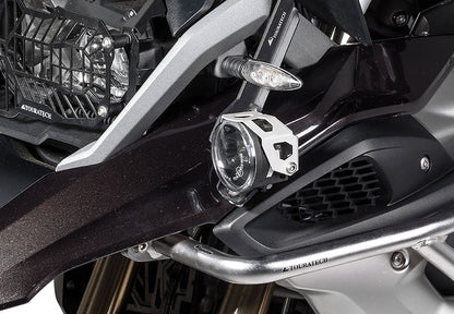 Zusatzscheinwerfer LED Satz Nebel rechts/Fernlicht links, schwarz, BMW R1200GS ab 2013