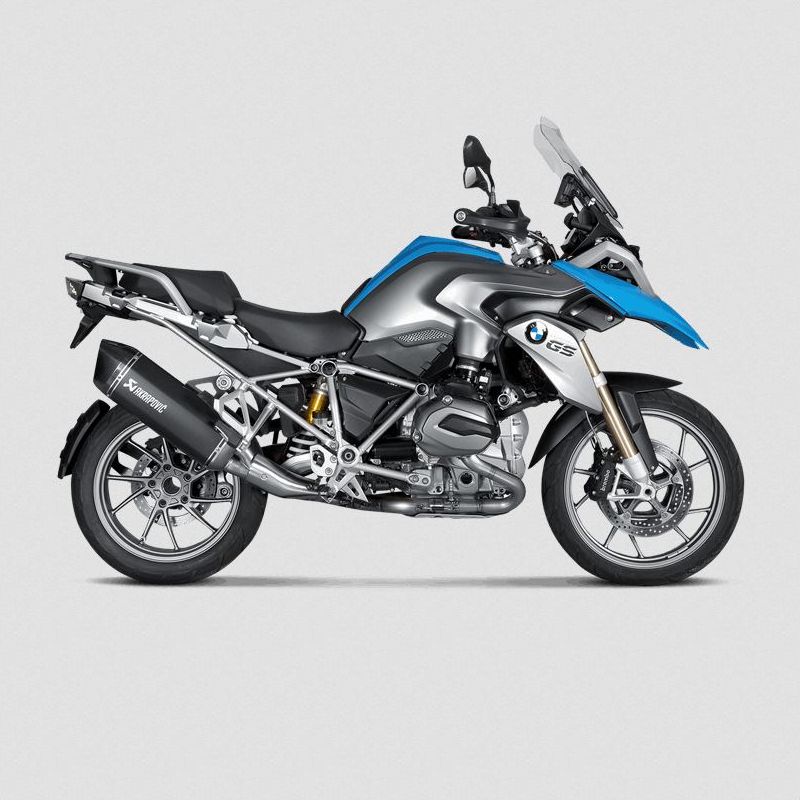 Endschalldämpfer Akrapovic slip-on, Titan, schwarz, für BMW R1200GS (LC) 2013-2016 / R1200GS Adventure (LC) 2014-2016