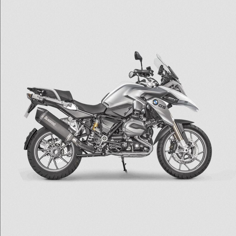 Endschalldämpfer Akrapovic slip-on, Titan, schwarz, für BMW R1200GS (LC) / R1200GS Adventure (LC) ab 2017