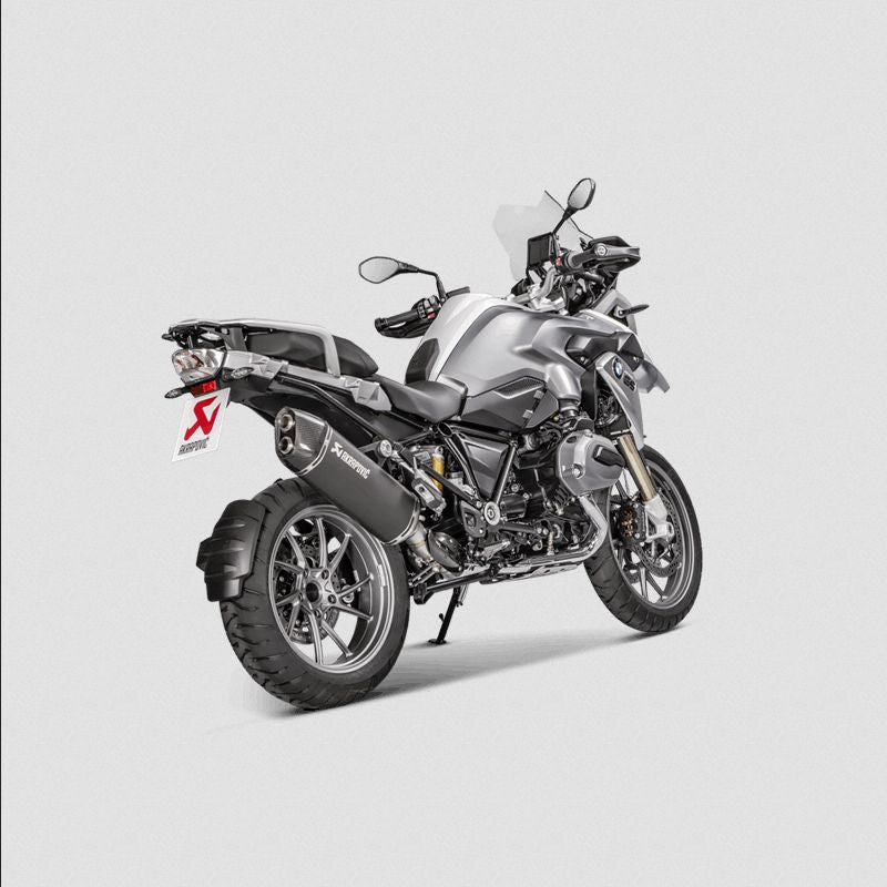 Endschalldämpfer Akrapovic slip-on, Titan, schwarz, für BMW R1200GS (LC) / R1200GS Adventure (LC) ab 2017