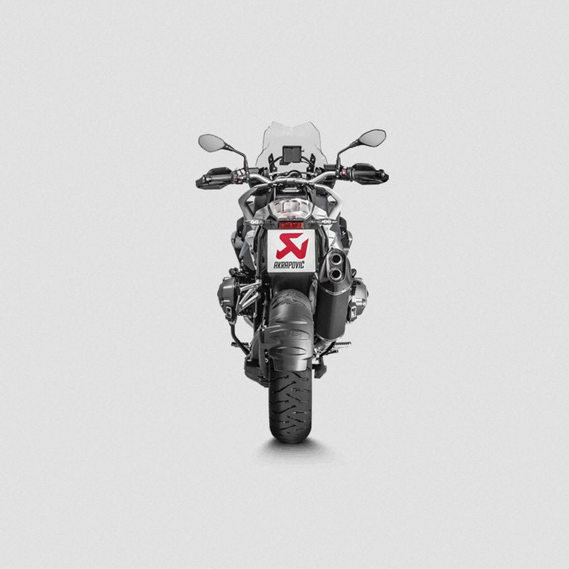 Endschalldämpfer Akrapovic slip-on, Titan, schwarz, für BMW R1200GS (LC) / R1200GS Adventure (LC) ab 2017