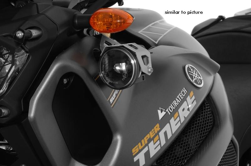 Zusatzscheinwerfer LED Satz Nebel/Nebel, schwarz eloxiert, für Yamaha XT1200Z Super Tenere