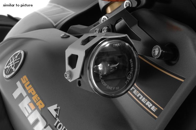 Zusatzscheinwerfer LED Satz Nebel/Nebel, schwarz eloxiert, für Yamaha XT1200Z Super Tenere