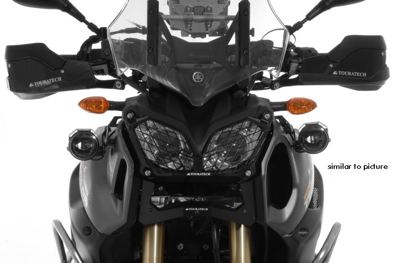 Zusatzscheinwerfer LED Satz Nebel/Nebel, schwarz eloxiert, für Yamaha XT1200Z Super Tenere