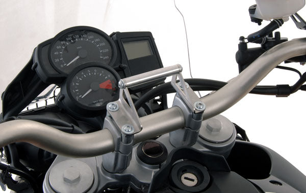 GPS Anbauadapter BMW F650GS(Twin)/F700GS/F800GS/F800GS Adventure auf Lenkerklemmung Anbauadapter / GPS-Halter / Navi-Halter Navigationsgerätehalter