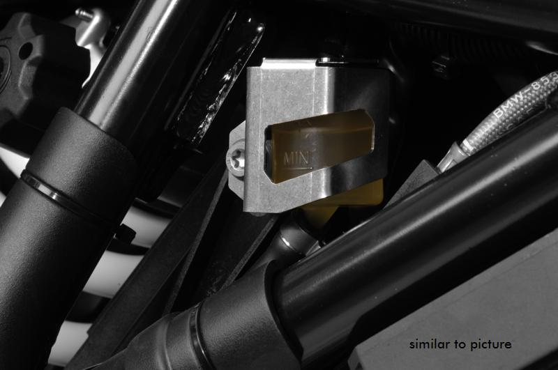 Schutz Bremsflüssigkeitsbehälter hinten, für BMW F850GS/ F850GS Adventure/ F750GS/ F800GS (-2012)/ F650GS(Twin), Edelstahl