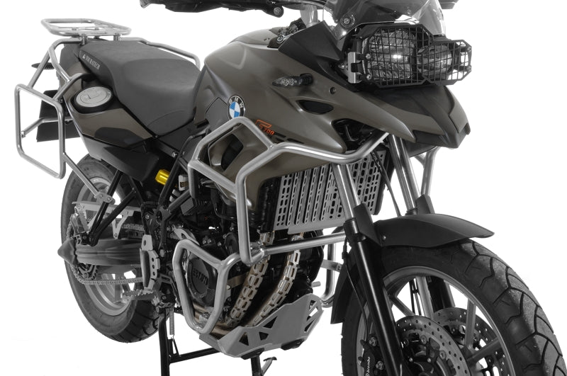 Sturzbügelerweiterung Edelstahl für BMW F700GS, F800GS ab 2013