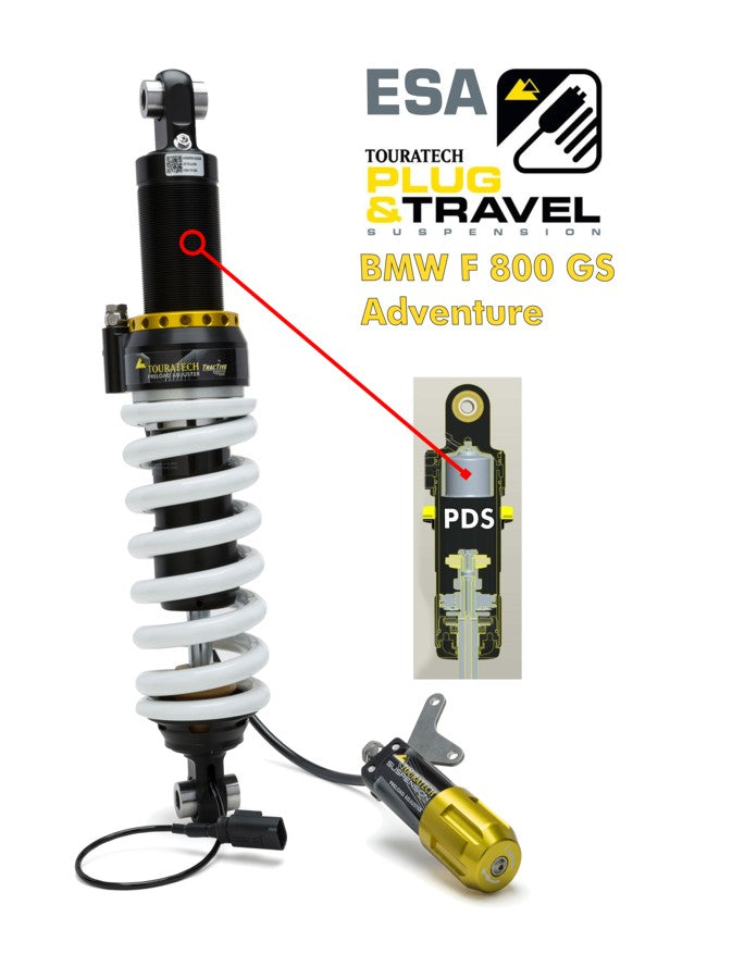 Touratech Suspension Federbein für BMW F800 GS Adventure Typ: Plug & Travel für BMW ESA