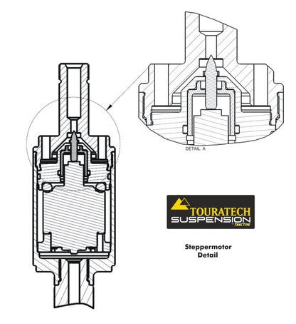 Touratech Suspension Federbein für BMW F800 GS Adventure Typ: Plug & Travel für BMW ESA