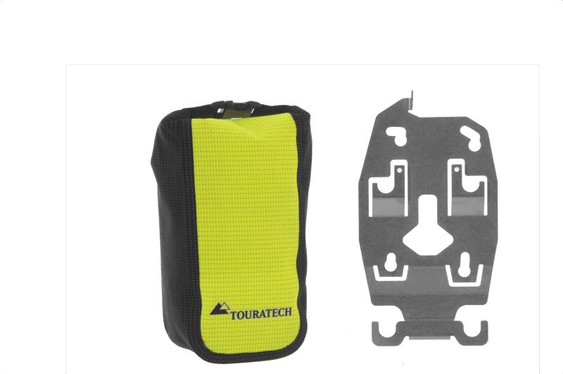 ZEGA Pro/ZEGA Mundo Zubehörhalter mit Touratech Waterproof Zusatztasche High Visibility, Größe S