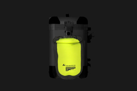 ZEGA Pro/ZEGA Mundo Zubehörhalter mit Touratech Waterproof Zusatztasche "High Visibility", Größe L