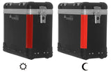 Reflexstreifen *rot* für Kofferkanten ZEGA Pro / ZEGA Pro2 (Lieferumfang: 2 Aufkleber)