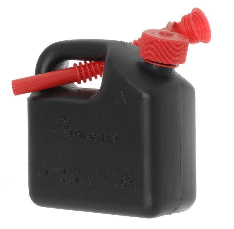 ZEGA Pro/ZEGA Mundo Zubehörhalterset, Kanisterhalter inkl. Benzinkanister Touratech 3 Liter
