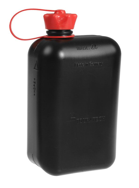 ZEGA Pro/ZEGA Mundo Zubehörhalterset, Kanisterhalter inkl. Benzinkanister Touratech 2 Liter