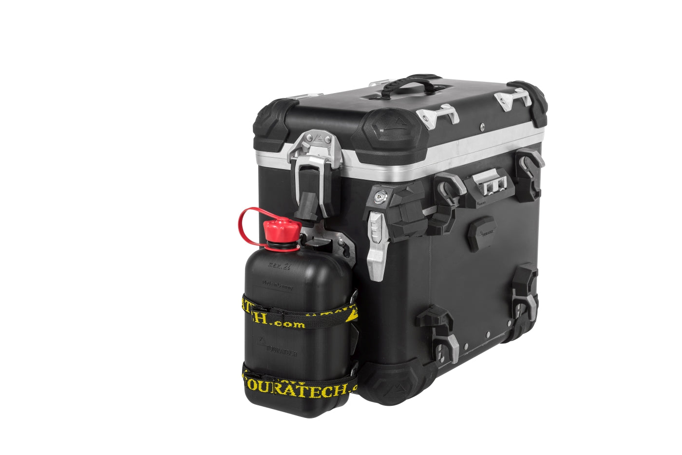 ZEGA Evo Zubehörhalterset Kanisterhalter mit Benzinkanister Touratech 2 Liter