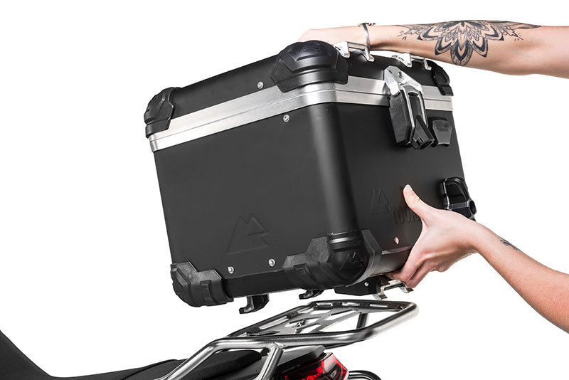 ZEGA Evo Topcase *And-Black*, 38 Liter mit Rapid Trap