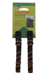 Rokstraps Strap It™ Pack Adjustable *schwarz-orange* 30-106 cm 2 St. mit Schlaufen