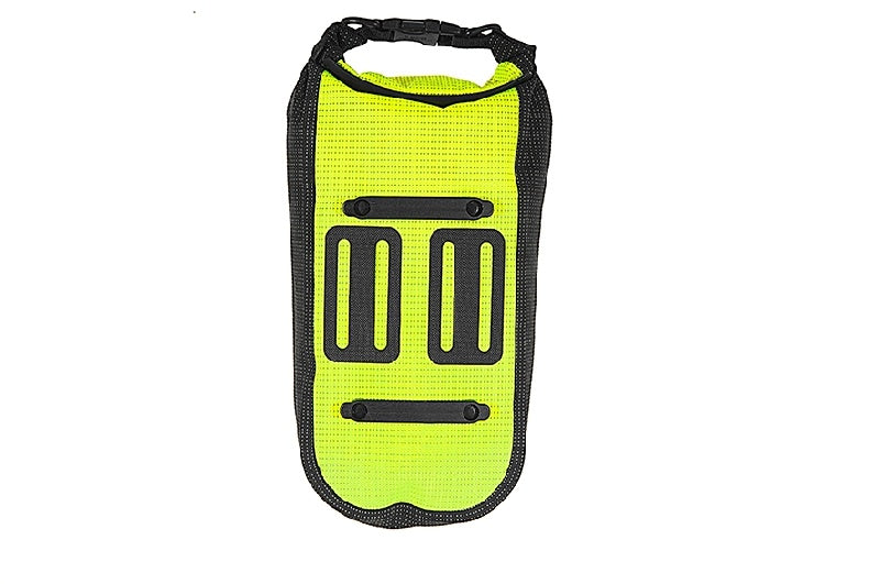 Zusatztasche High Visibility, Größe S, 2 Liter, gelb/schwarz, by Touratech Waterproof made by ORTLIEB