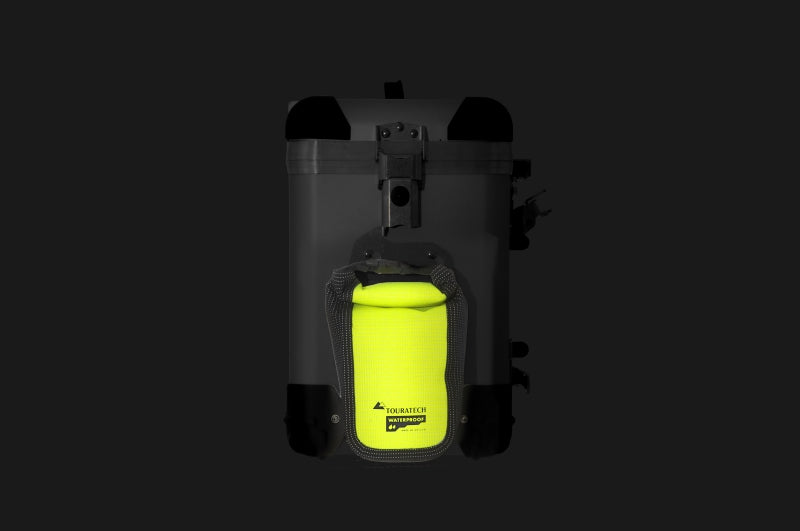 Zusatztasche High Visibility, Größe S, 2 Liter, gelb/schwarz, by Touratech Waterproof made by ORTLIEB