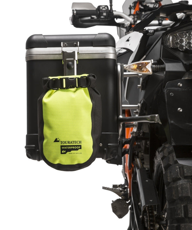Zusatztasche High Visibility, Größe S, 2 Liter, gelb/schwarz, by Touratech Waterproof made by ORTLIEB