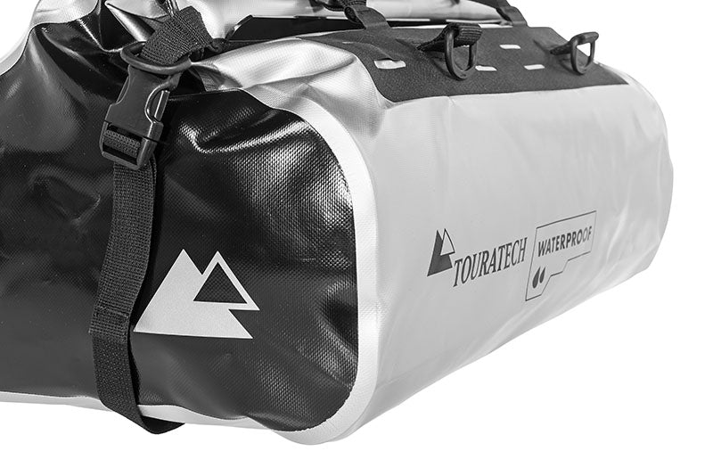 Packtasche Rack-Pack, Größe L, 49 Liter, silber/schwarz, by Touratech Waterproof