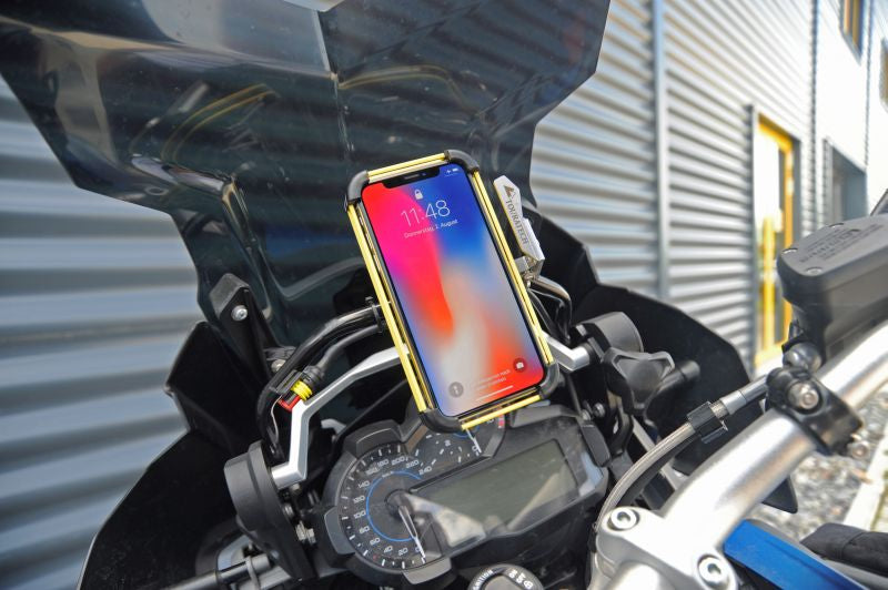 Lenkerhalterung "iBracket" für Apple iPhone 11 Pro / X / XS, Motorrad & Fahrrad