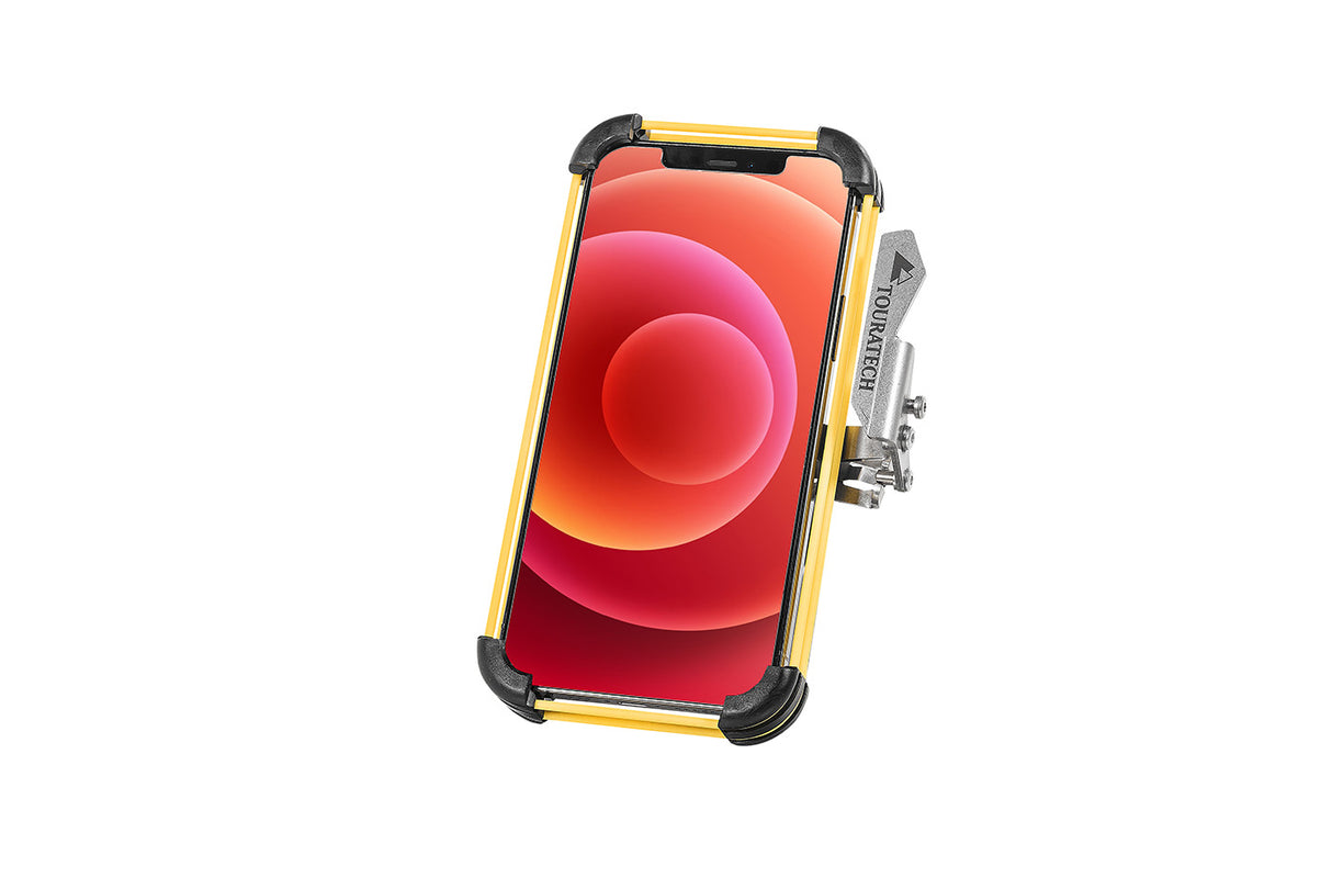 Lenkerhalterung "iBracket" für IPhone 12 / 12 Pro und Samsung Galaxy S8 / S9, Motorrad & Fahrrad