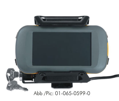 Lenkerhalterung Garmin Montana/ BMW Navigator Adventure*abschließbar* *eloxiert Alu natur*