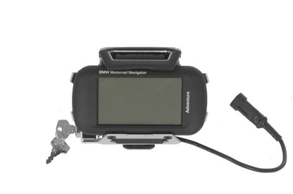 Lenkerhalterung Garmin Montana/ BMW Navigator Adventure*abschließbar* *eloxiert Alu natur*