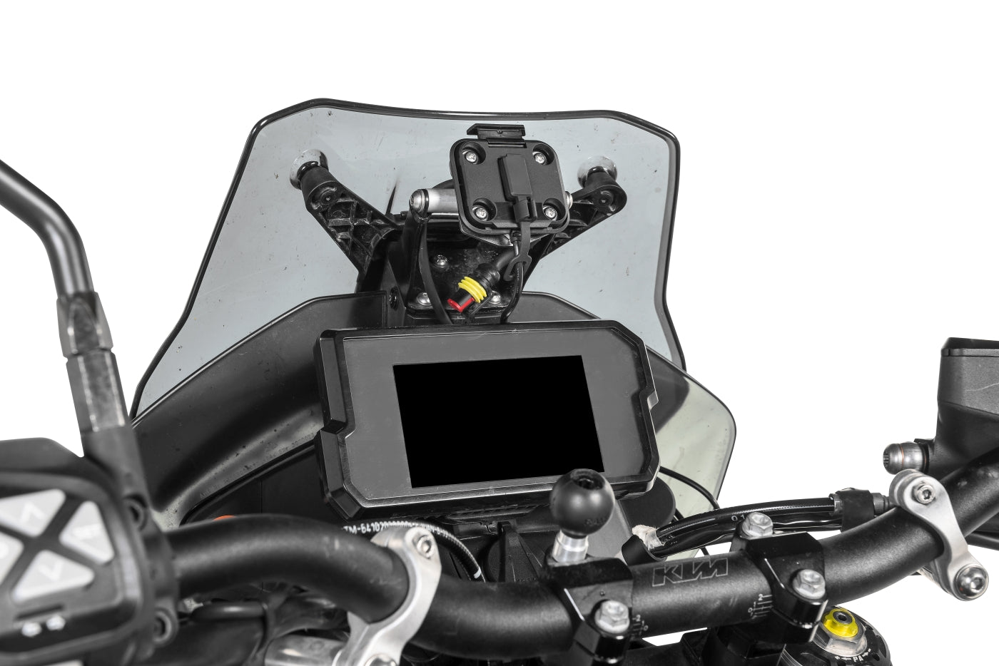GPS Anbauadapter für direkte Montage an 12mm Streben  für Garmin Zumo XT, Zumo 5xx, 276Cx, etc.