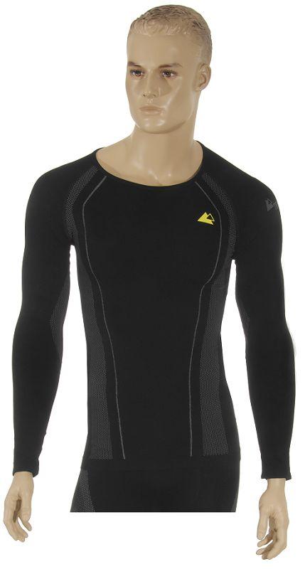 Longshirt "Allroad", Herren, schwarz, Größe L