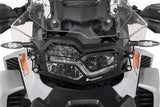Scheinwerferschutz Edelstahl schwarz mit Schnellverschluss für BMW F850GS Adventure *OFFROAD USE ONLY*